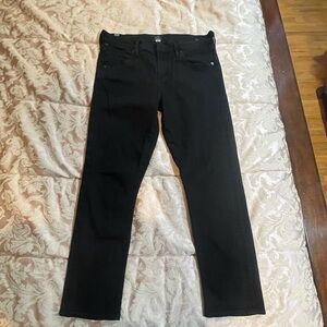 Citizens Of Humanity Black Straight Leg Jeans